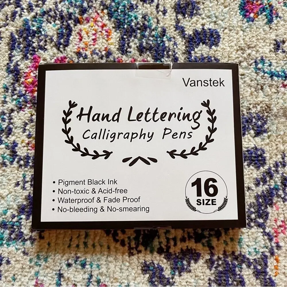 Vanstek Calligraphy Art Pen Set of 10 Lettering Journaling